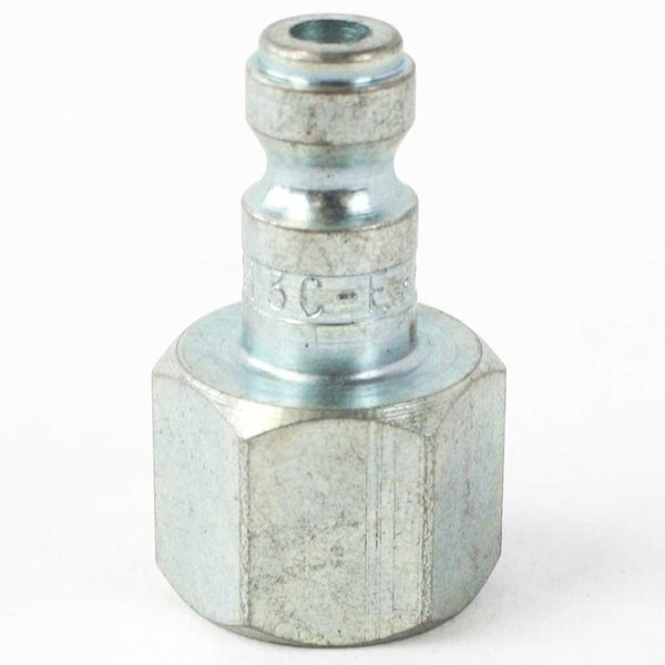 Interstate Pneumatics 1/4 Inch Automotive Steel Coupler Plug x 3/8 Inch Female NPT, PK 6 CPA460-D6 - main